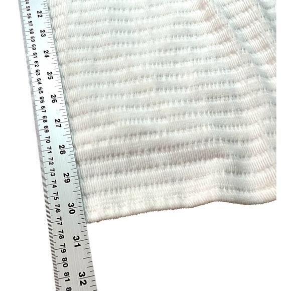 LULUS Blissful Beginnings White Poly Spandex Fully Lined Wide Leg Pants US Sz M - Picture 7 of 10